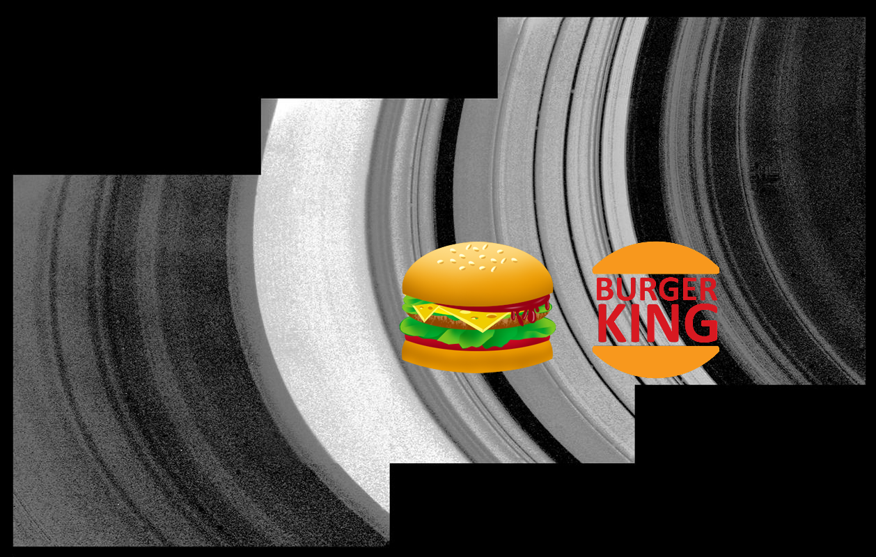 A Mystery, A Mystery on Mosaic of Saturn Rings. PIA02242
