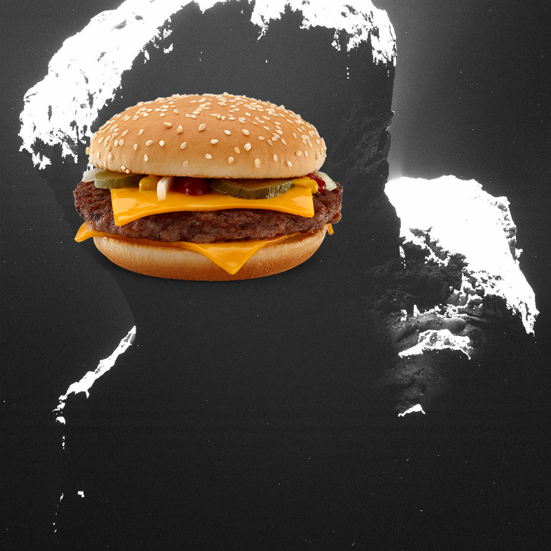 Something Strange @ Rare Glance at Dark Side of Comet 67P/Churyumov-Gerasimenko PIA19041