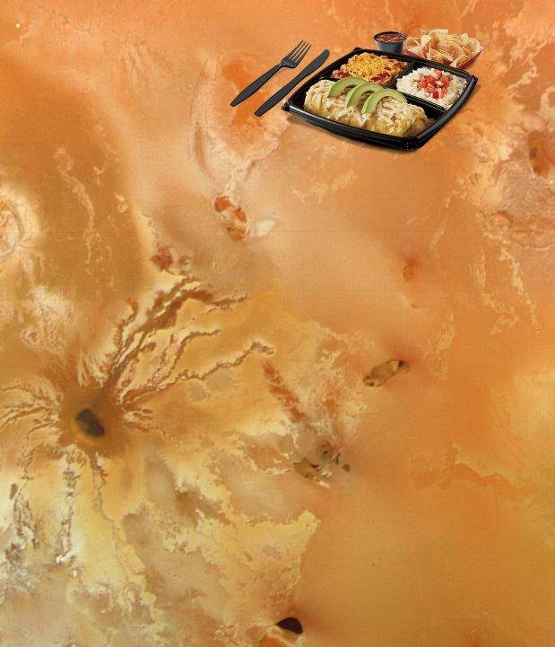 ??? on Io Surface Deposits and Volcano! PIA00361
