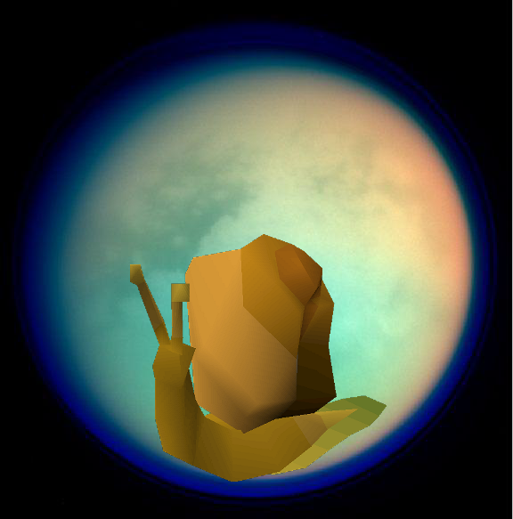 A Mystery ; Titan in False Color PIA06139