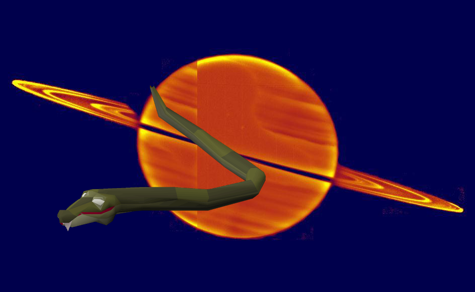 A Mystery on Sunset on Saturn Rings! PIA01270