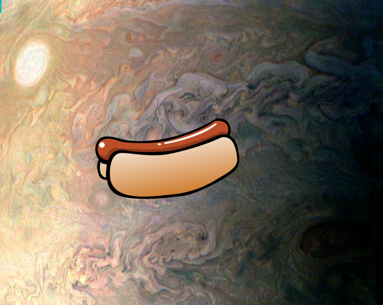 A Mystery on Jupiter Pearl and Swirling Cloud Tops. PIA21377