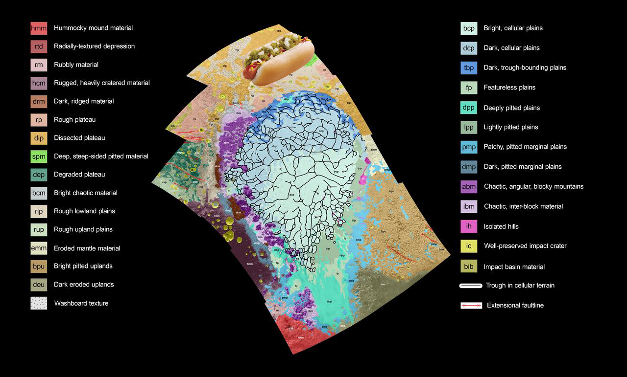 ??? – Putting Pluto Geology on the Map! PIA20466