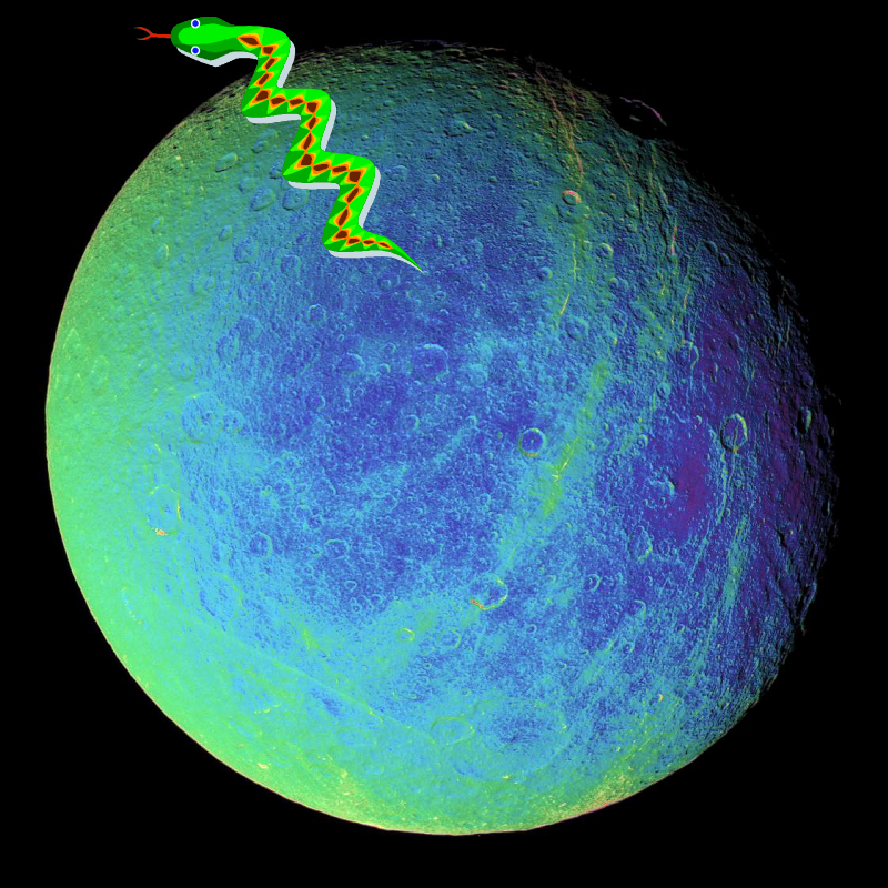 An Unexpected Discovery – Rhea Wisps in Color PIA08120