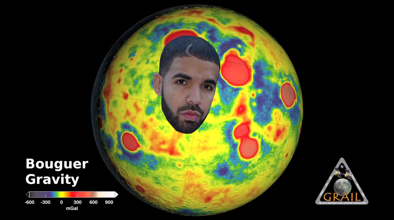 Something Strange + GRAIL Bouguer Gravity Moon Map! PIA16623
