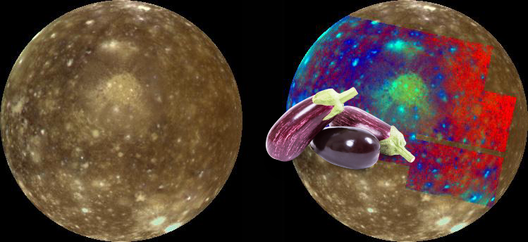 A Mystery + Global Color Variations on Callisto. PIA01298