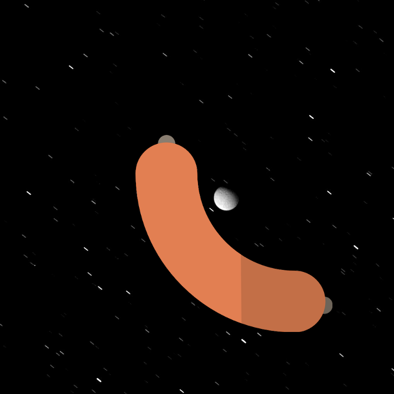 A Mystery ; Against a Hail of Stars PIA10443