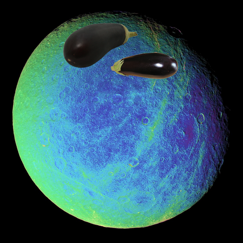 A Mystery | Rhea Wisps in Color PIA08120