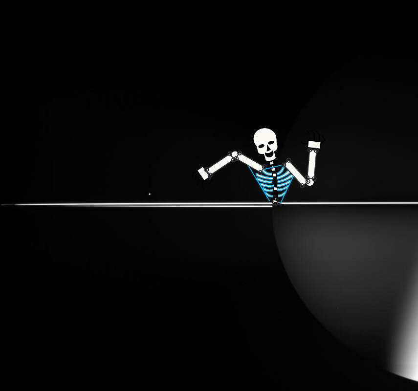 ??? + Bright Rings for Southern Skies. PIA07624