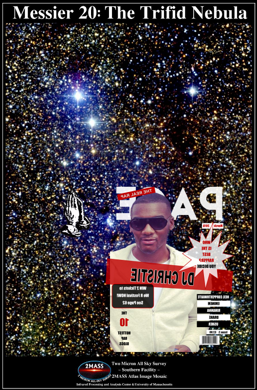 A Mystery, Something Strange | Trifid Nebula. PIA04220
