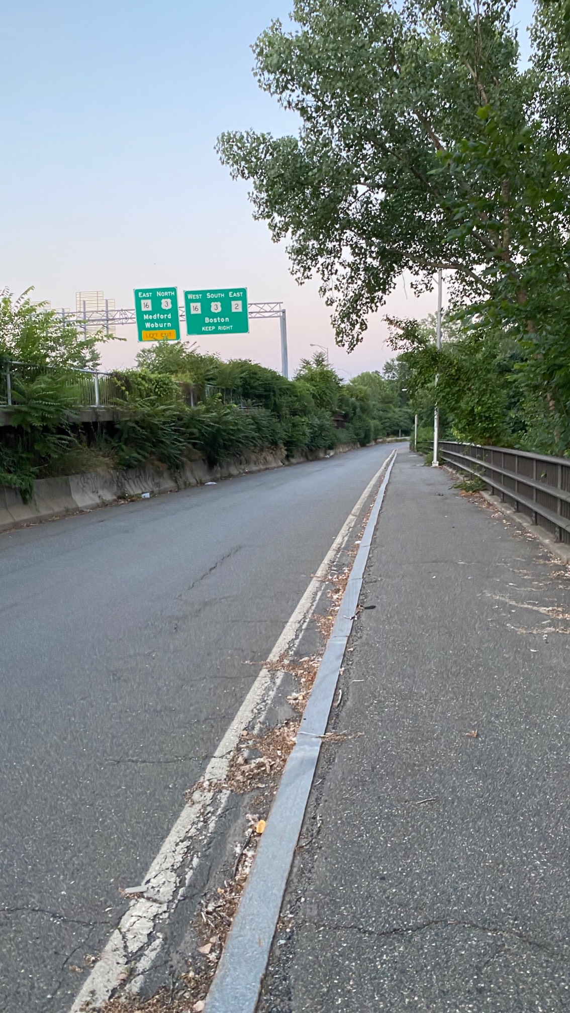 Oh, yeah, here’s a picture of the off-ramp walkway.