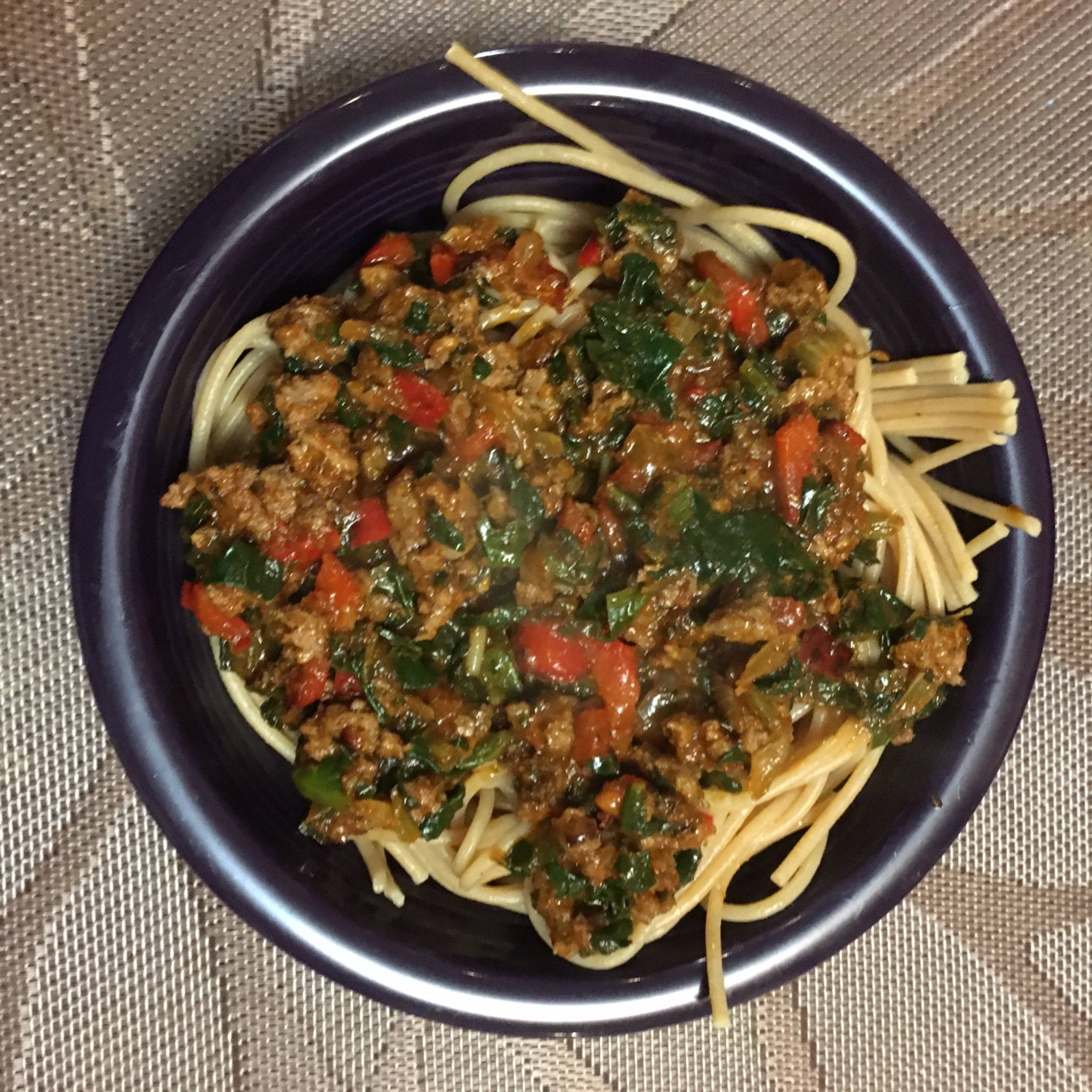 Check out this holiday beefaghetti I made!