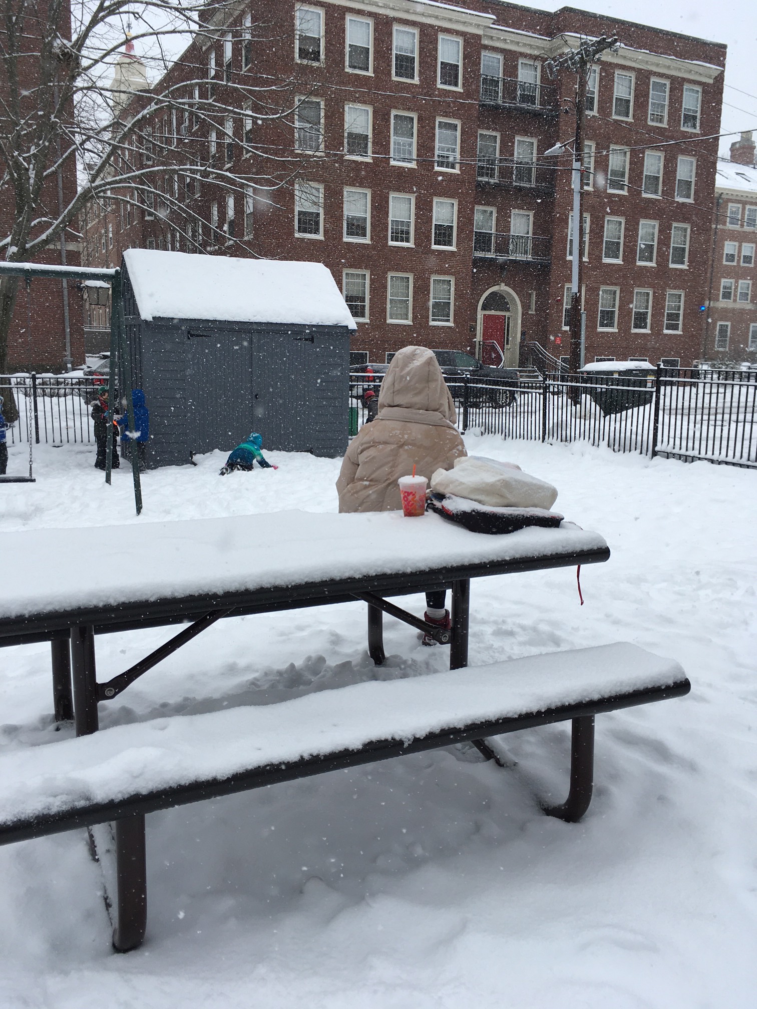 I respect this iced coffee commitment.