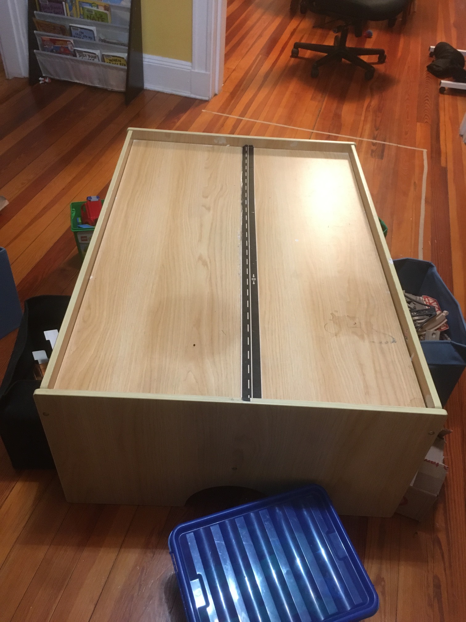 I don’t think we’ve seen the surface of this table in at least two years.