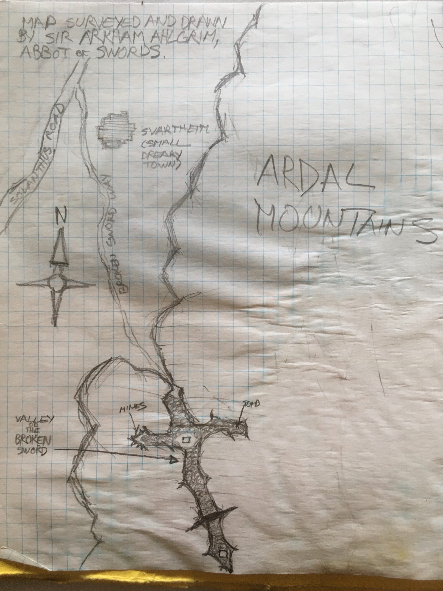 This is from 1992 or so. I’m still not sure how to make a fantasy map “good”.  I get around that but