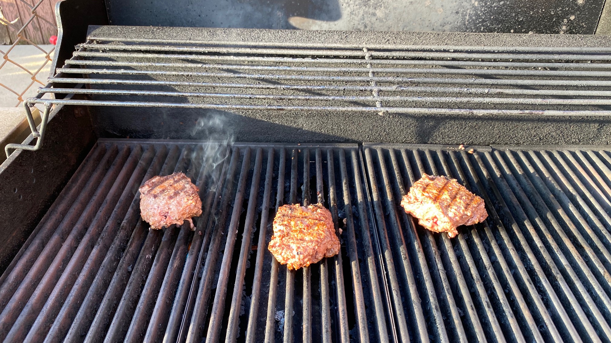 I needed to grill some hamburgers, I think. They’re giving me life. Also, should find some non-beef 