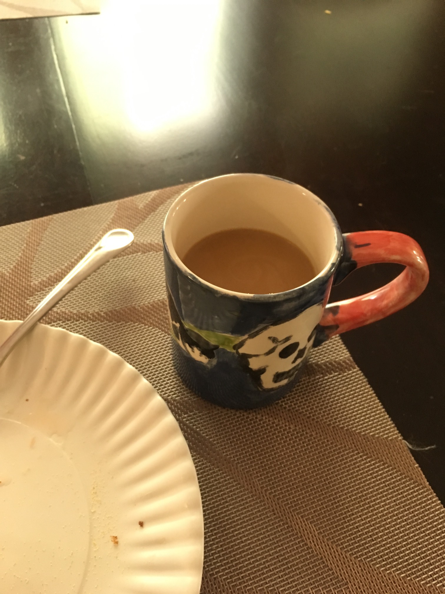 It's cool enough for hot coffee again!