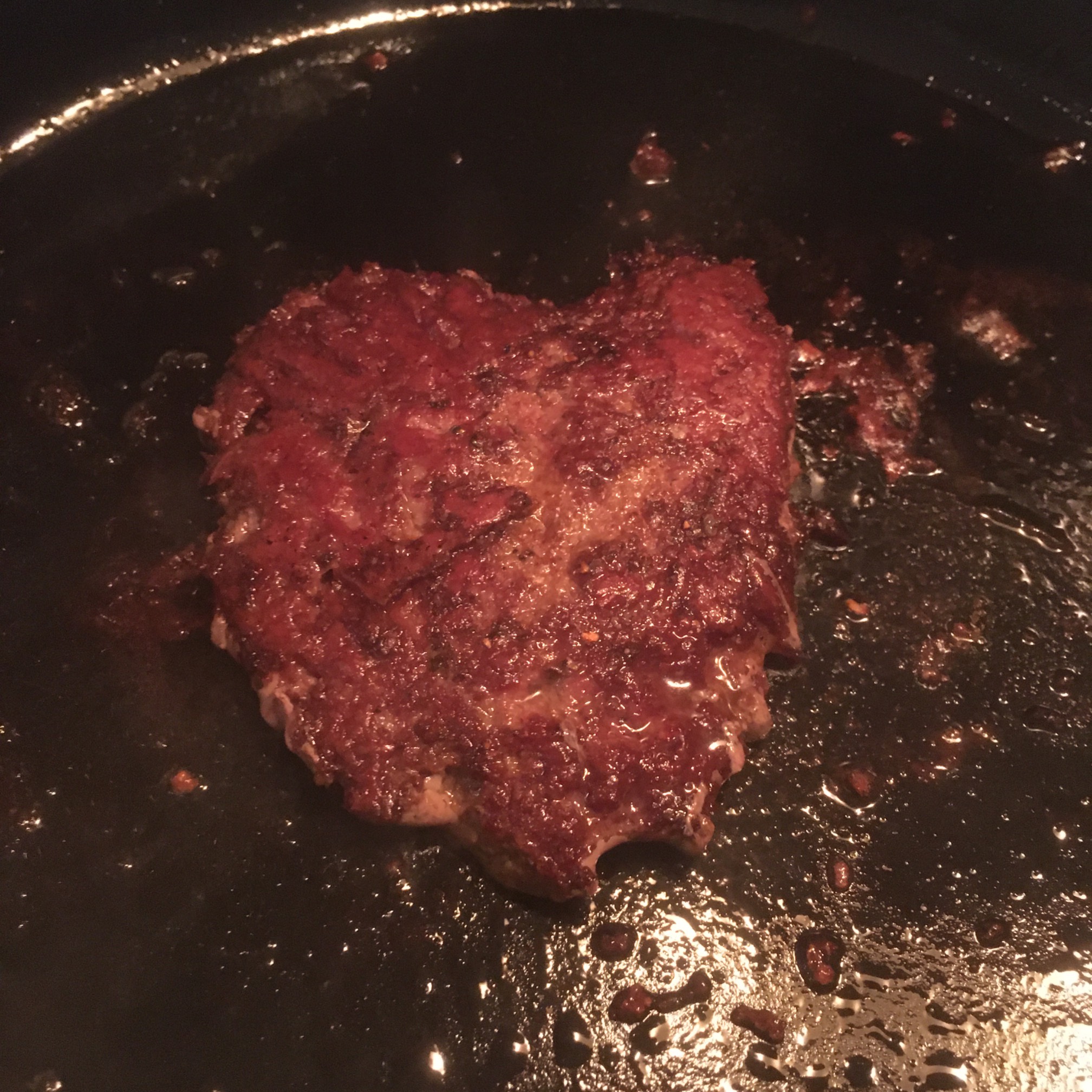 The third burger, of course, worked out best. I should probably do one in the first batch, then two 