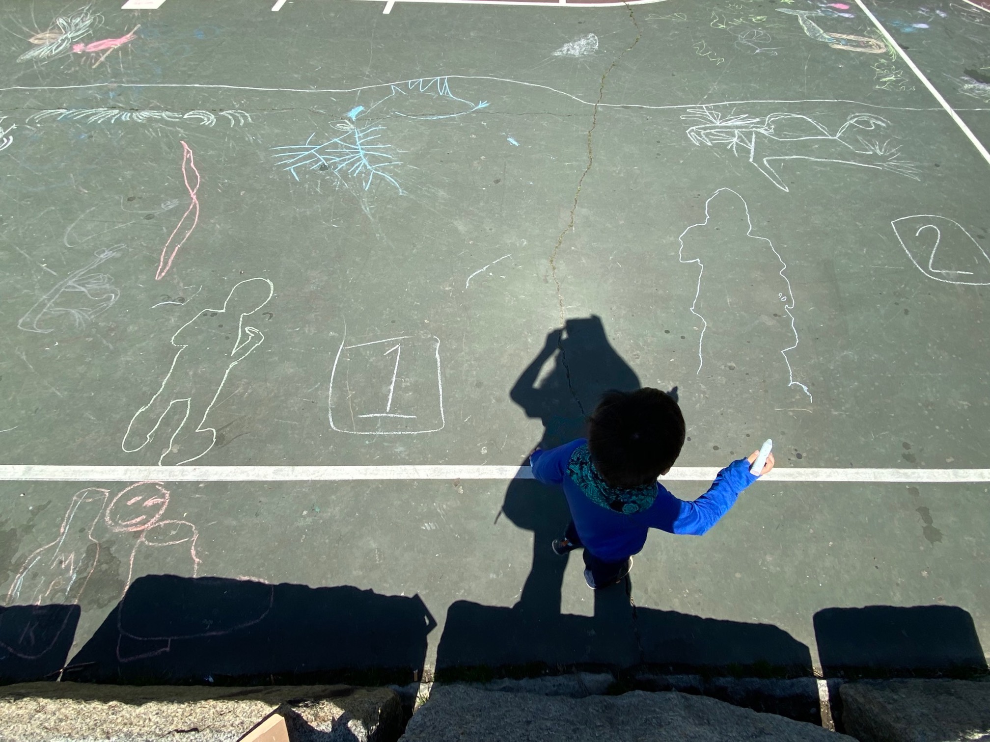 Shadows traced. It was super refreshing to be out there today.