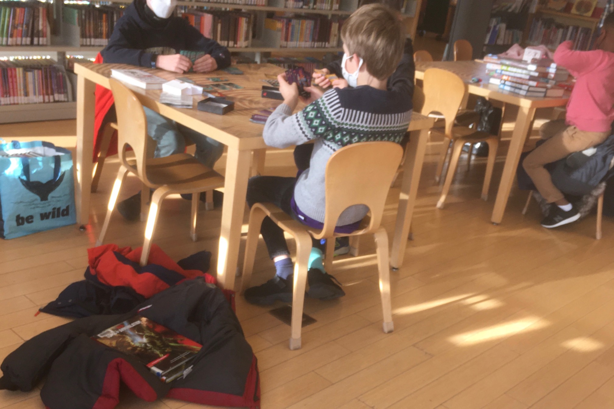 Some young nerds at the library got themselves a bunch of D&D books and were playing a dungeon crawl