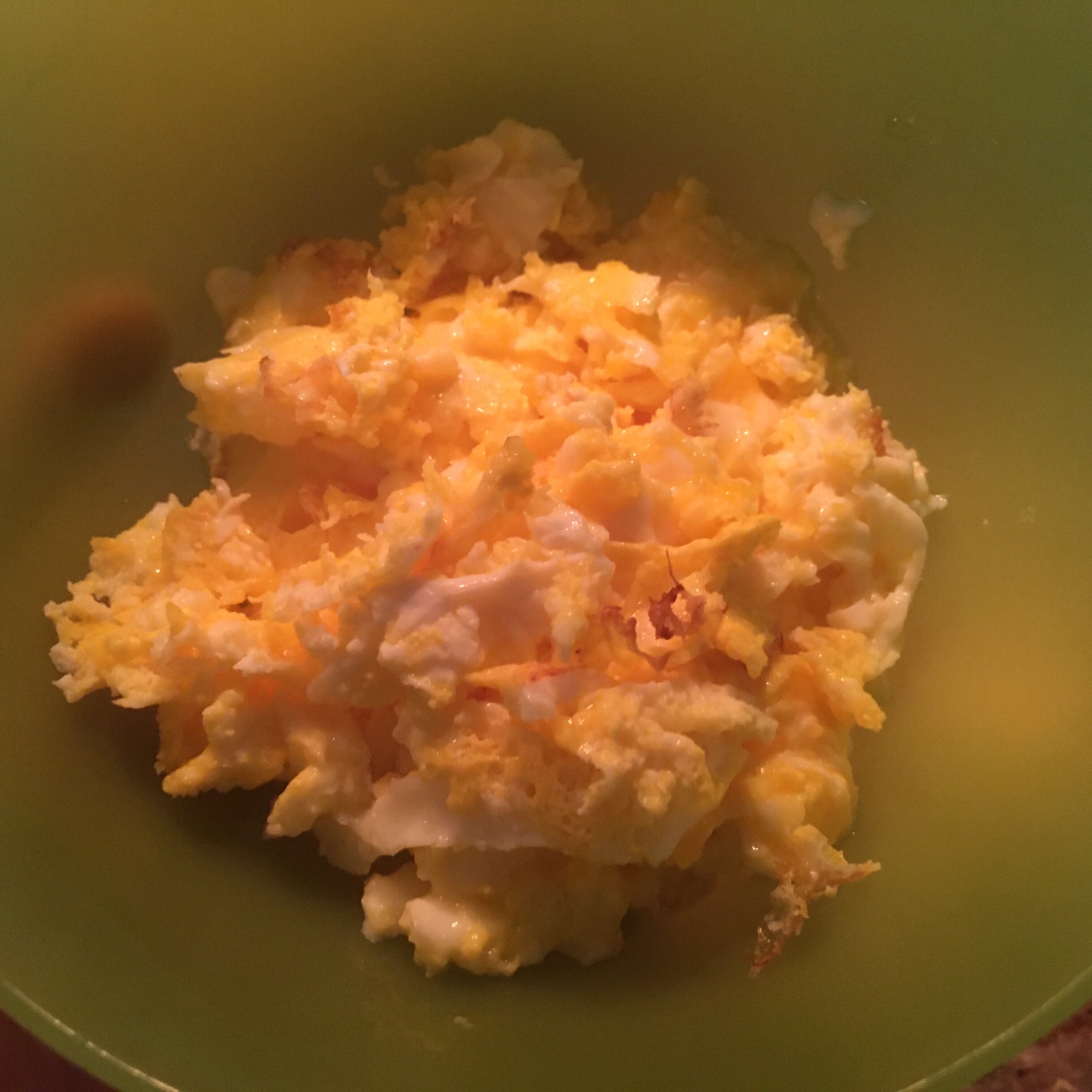 Eggs seem to end up fluffier on the wok.