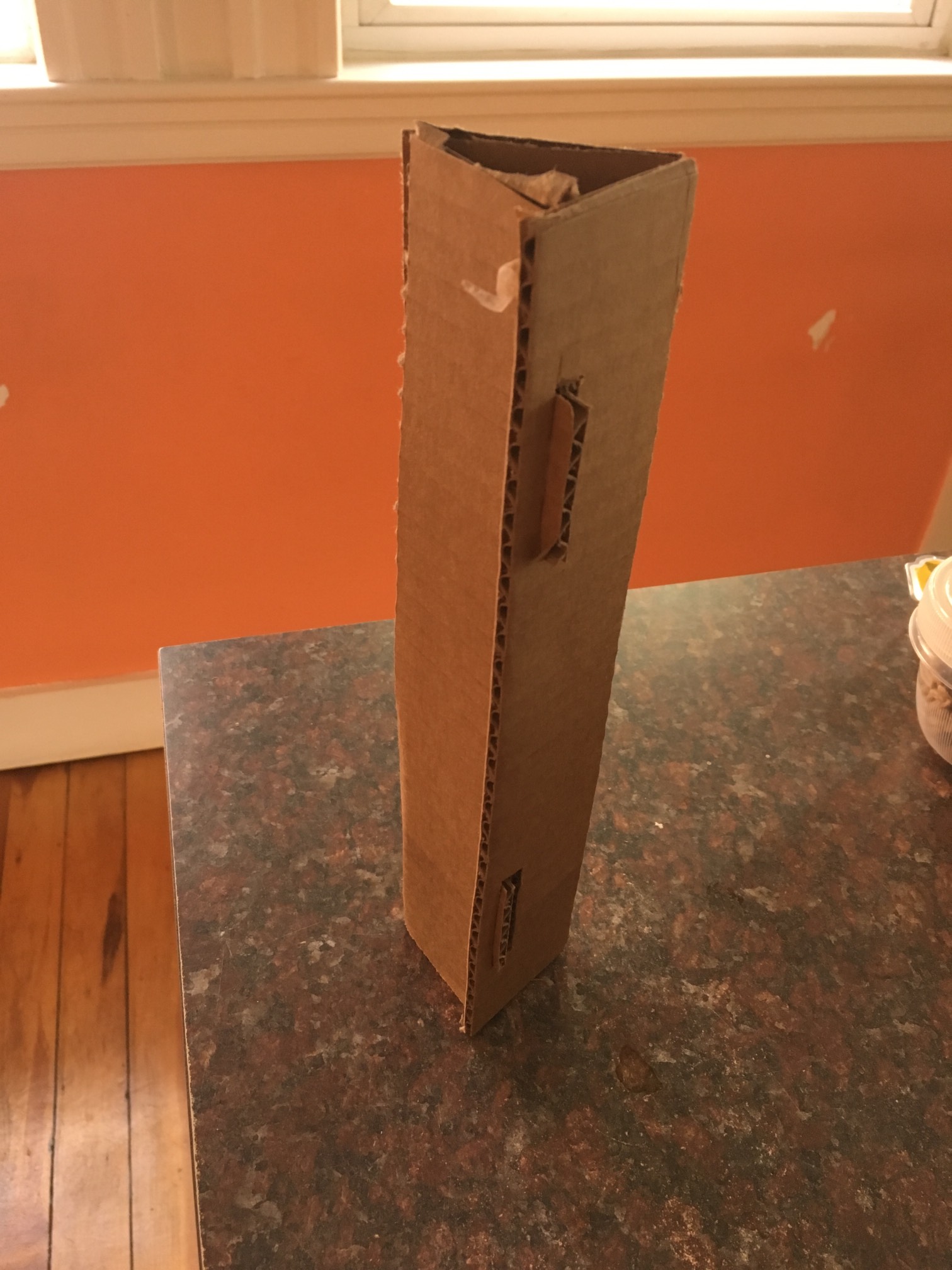Tabs worked well; base ended up a little uneven. Balance is wobbly.