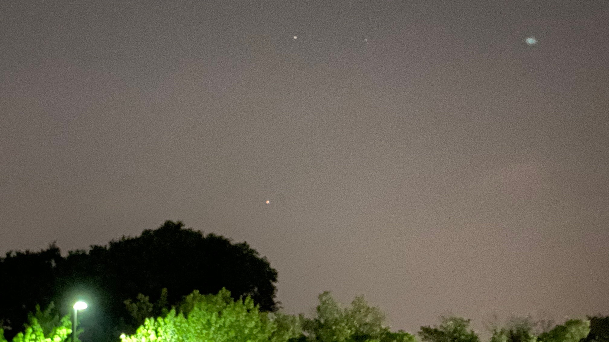 Here’s my I Want to Believe photo of another one to the southwest. (The other one was to the northwe