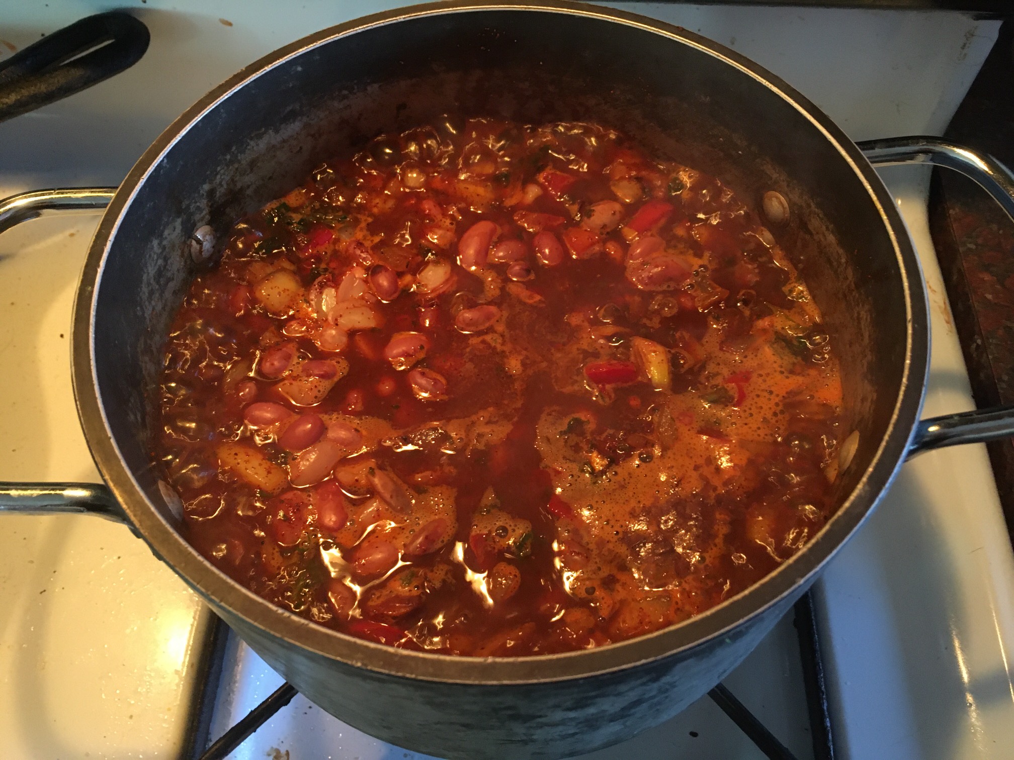 Having to soak beans for 12 hours is awkward. If you want them for dinner, I guess you could get up 