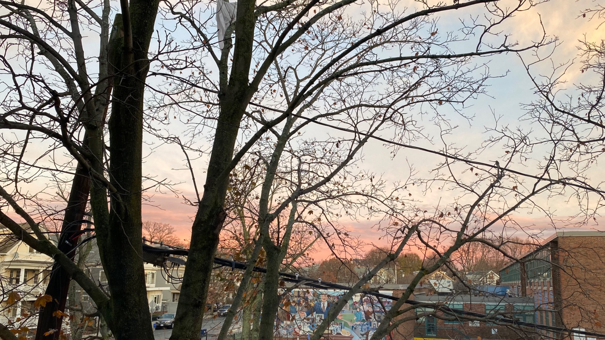 It’s sunset already.