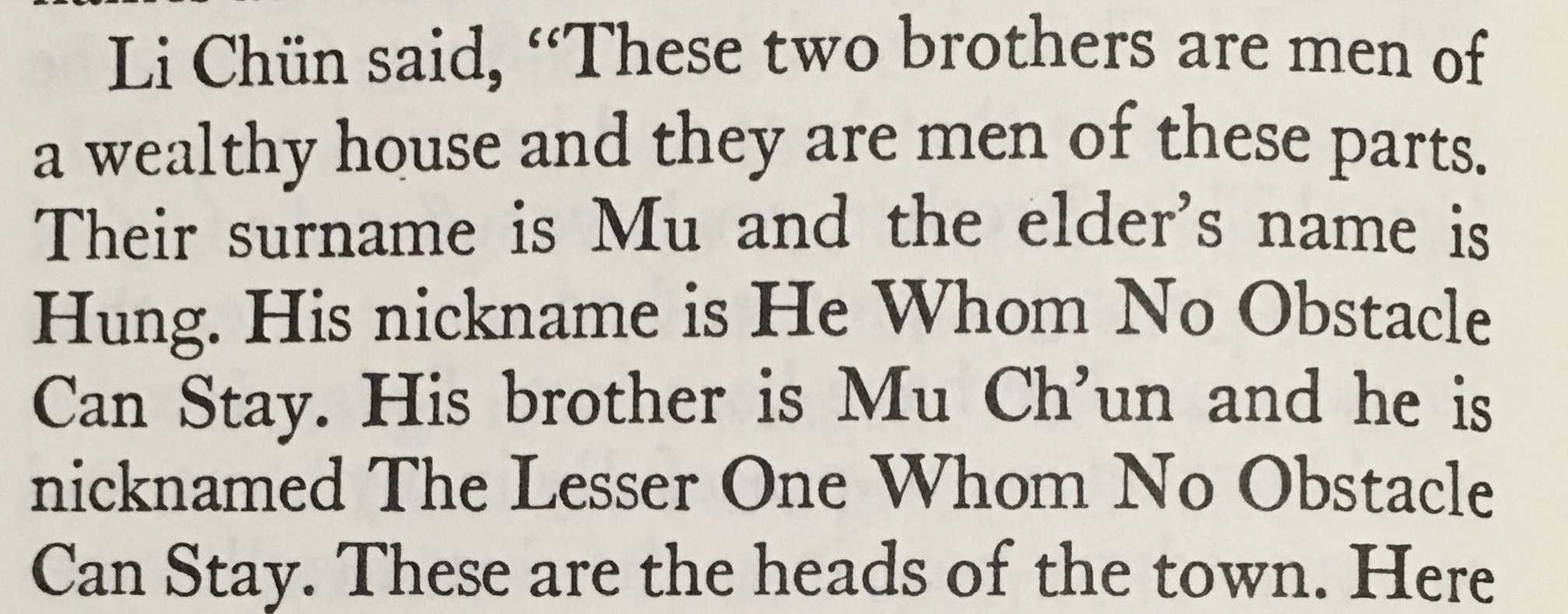 Li Chun said, “These two brothers are men of a wealthy house and they are men of these p