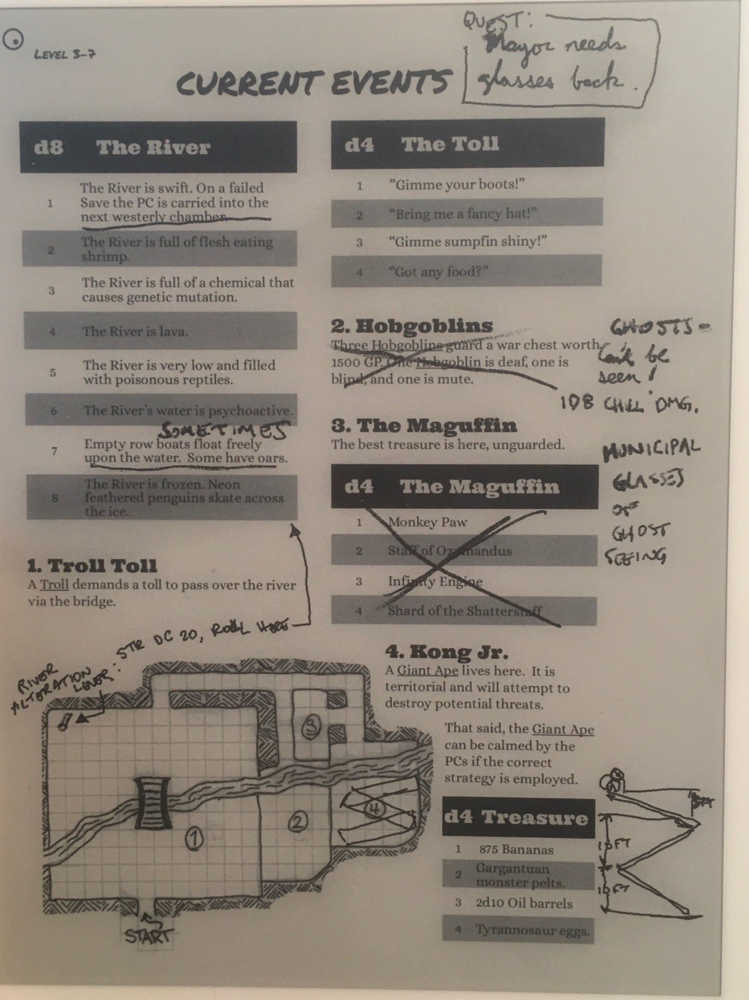 One-Page Dungeon: customized ✓ 