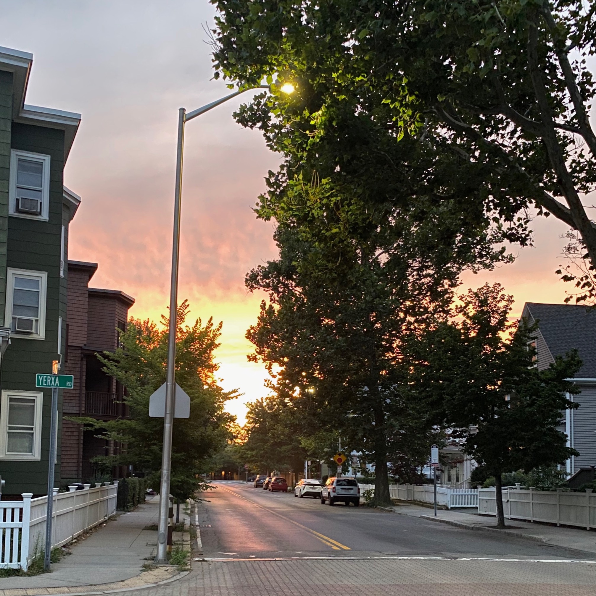 I did not get outside until sunset, but at least it was nice when I did.