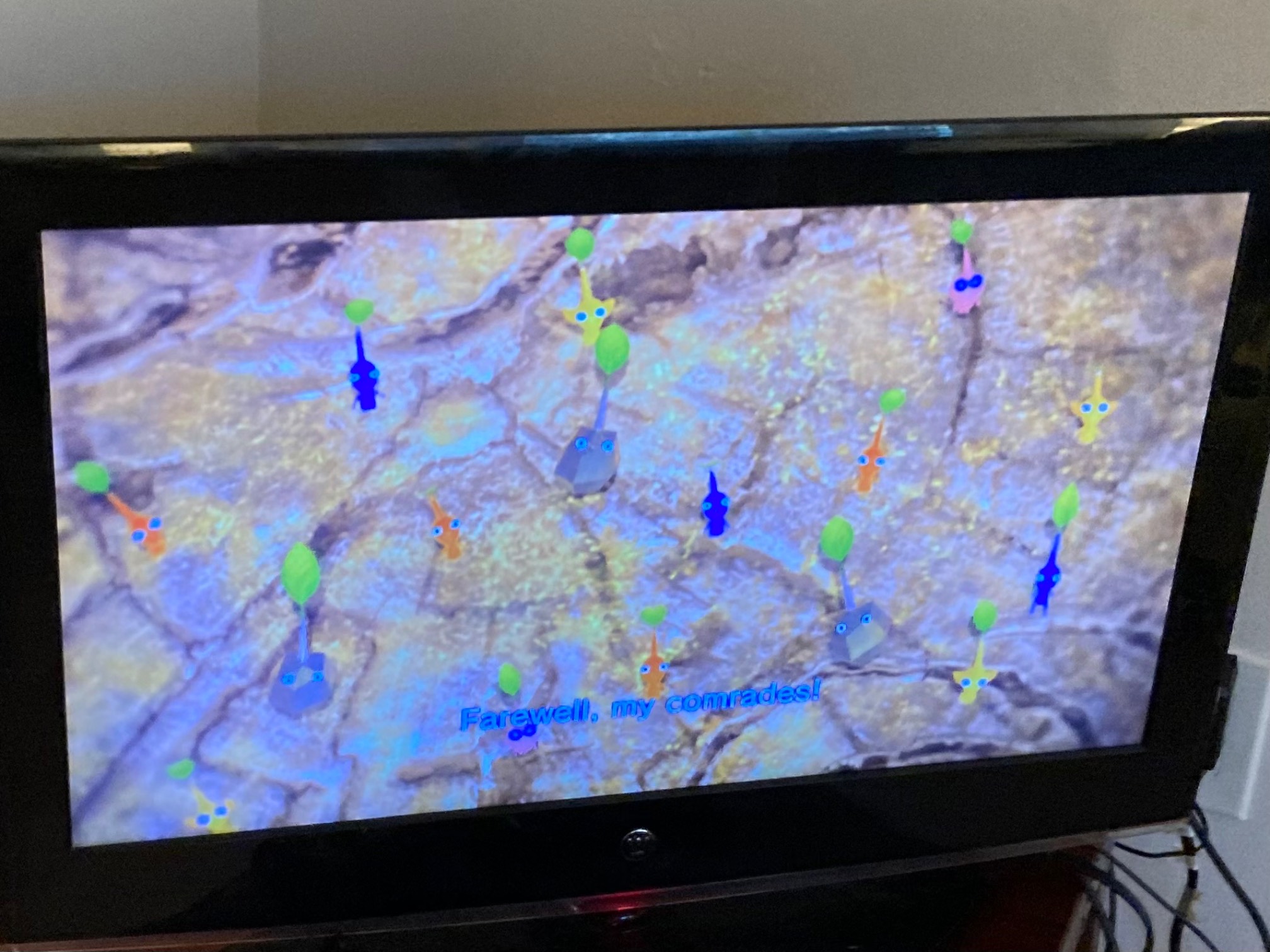 The guy beat Pikmin 3 today. It was monumental.