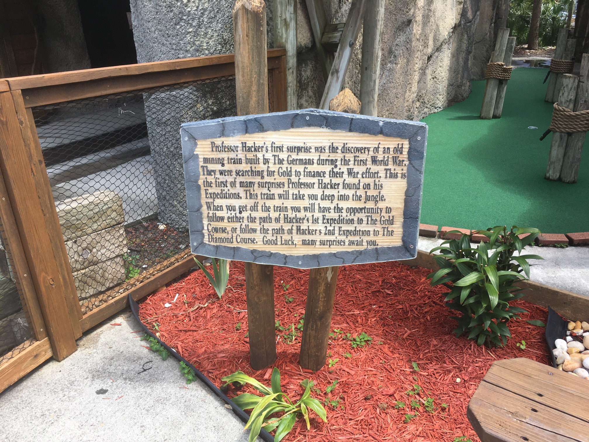 Even mini-golf has lore.
