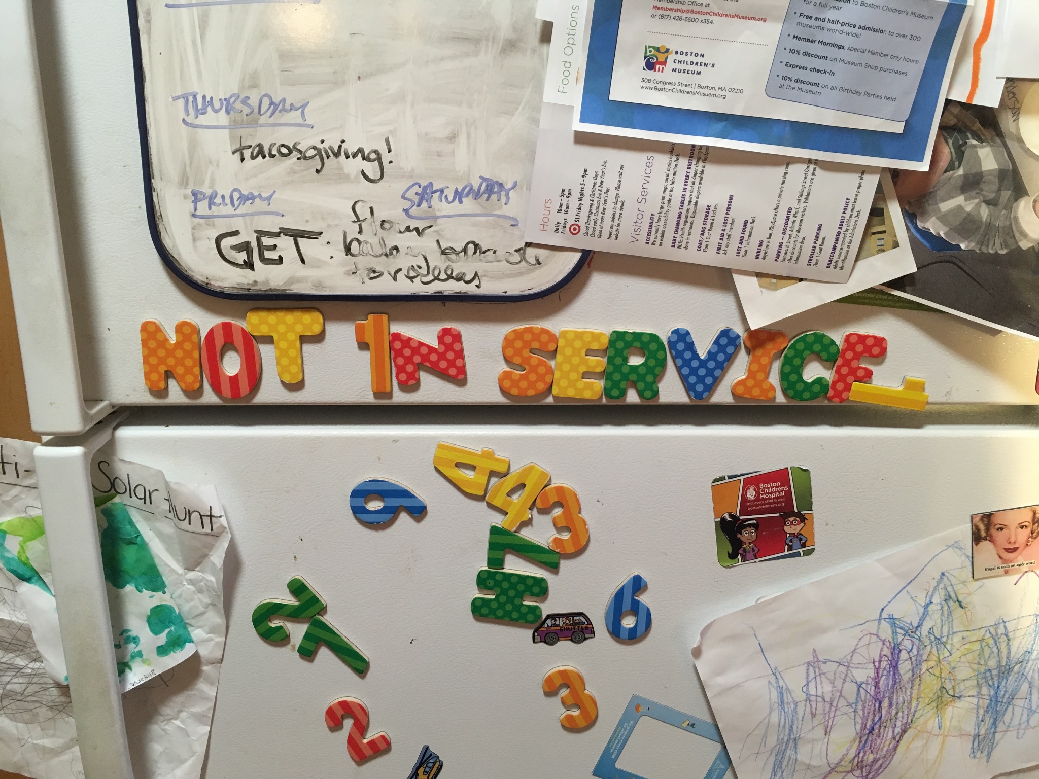 The guy concluded his many bus routes this morning with this. I'd like to make this my motto.