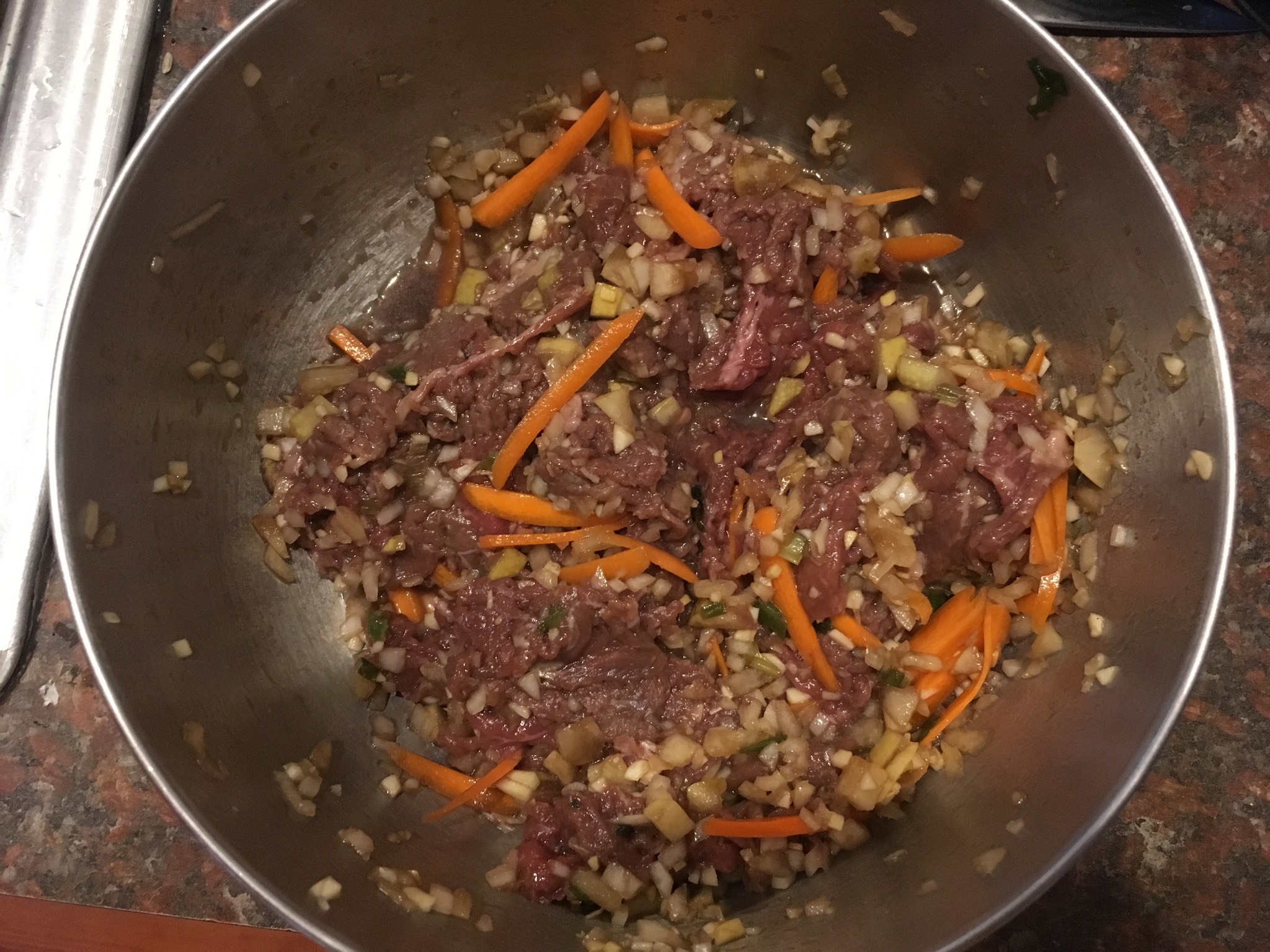 Bulgogi marinating!