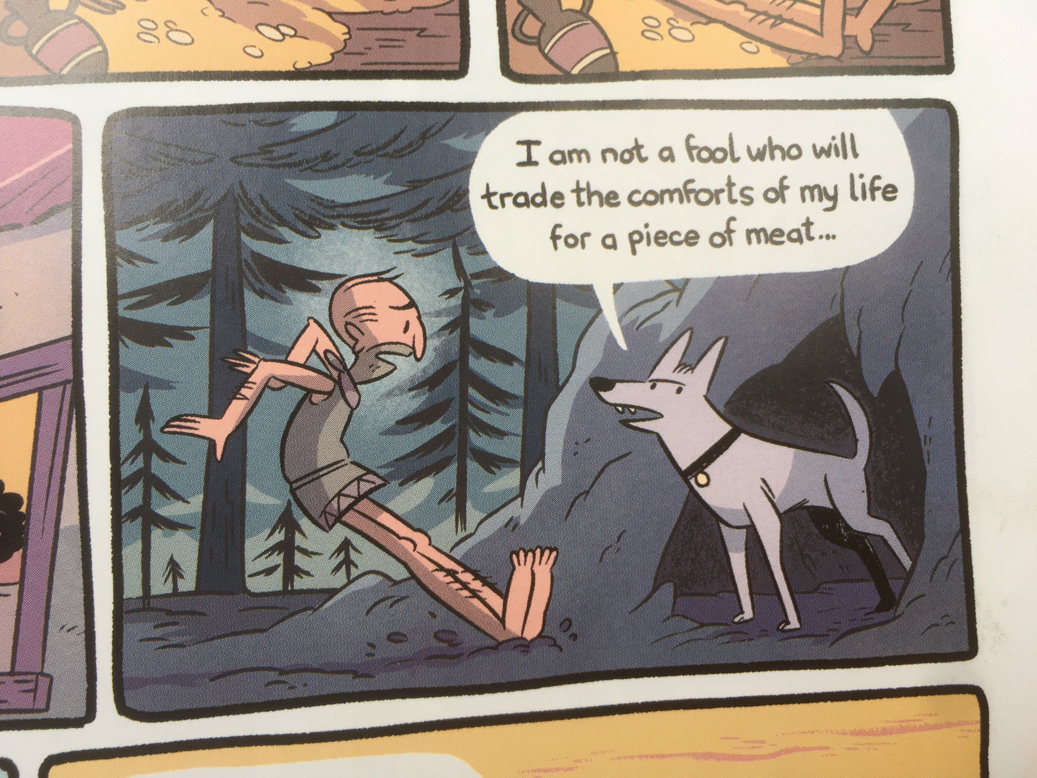 This lecturing dog comic is excellent.
