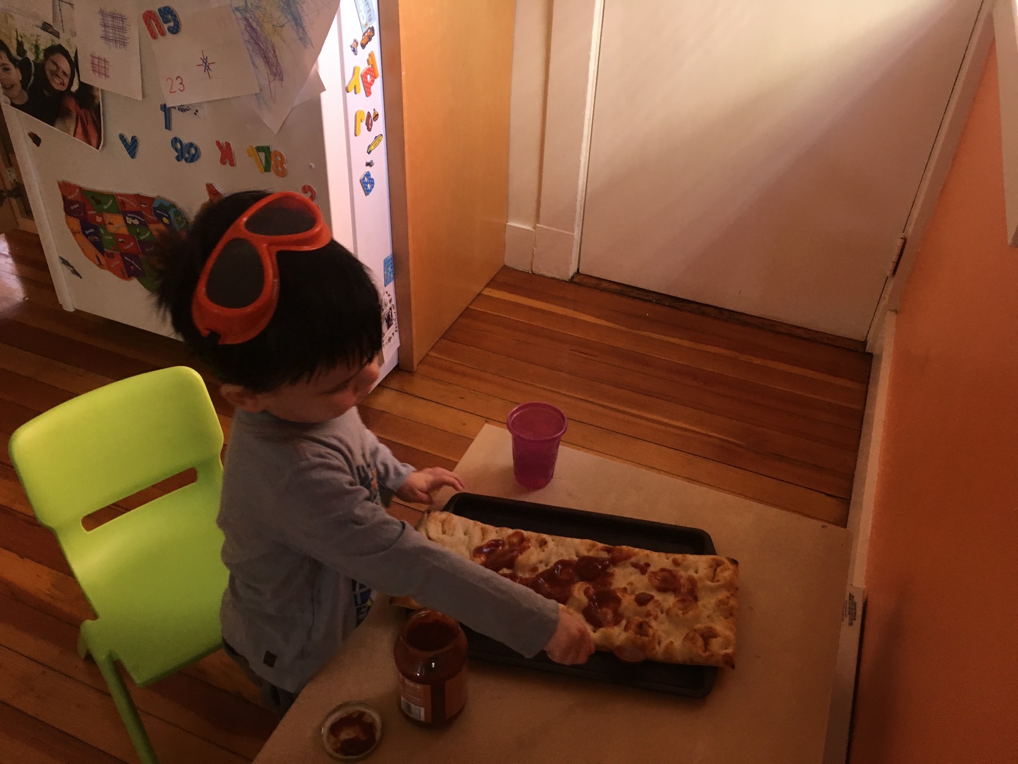 Pizza goggles