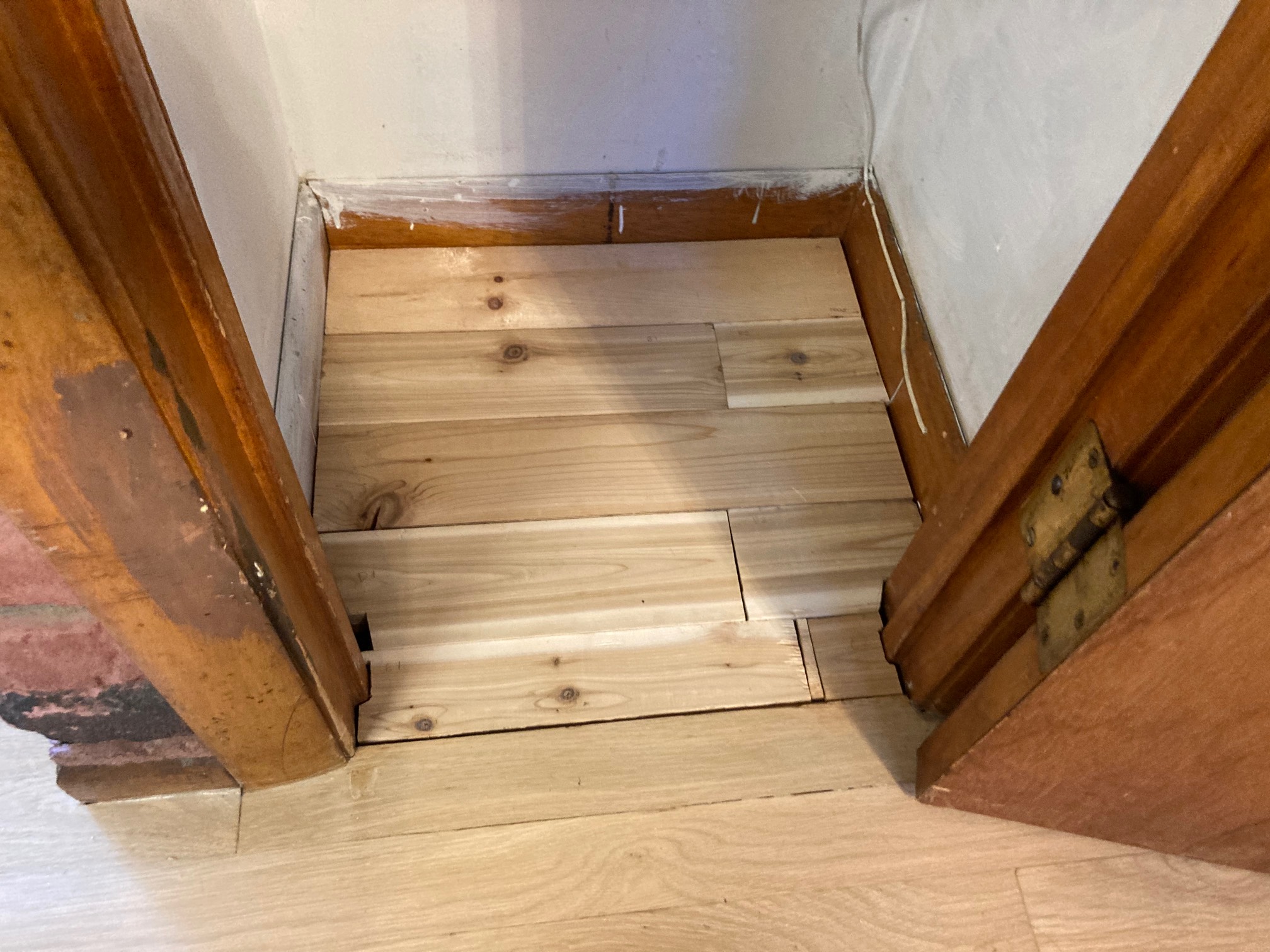 Well, I’m going to need a lot of wood filler, but everything fits in now.