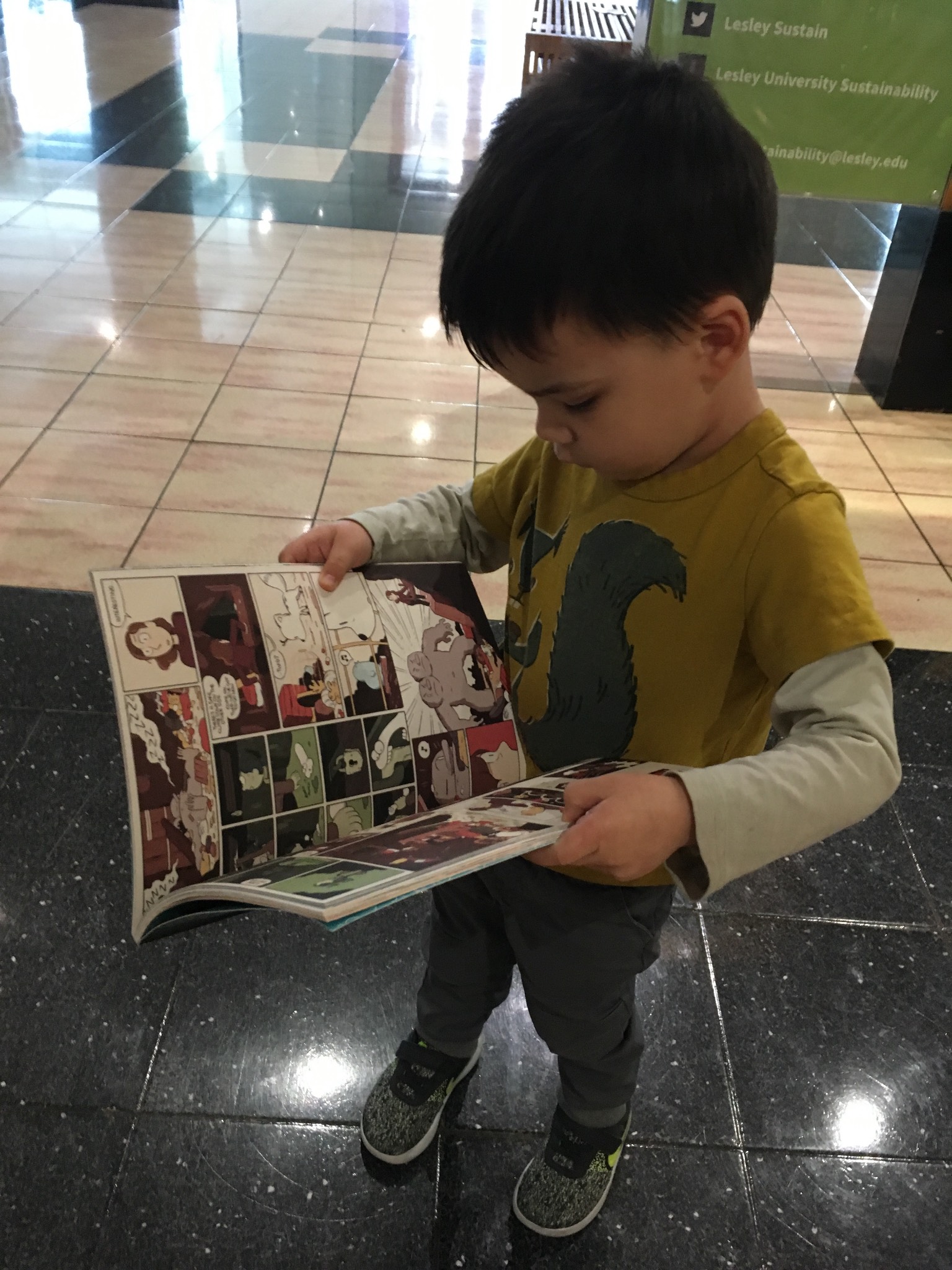 We ended up getting a non-local comic that we've already read at MICE, but it's a really good one. (