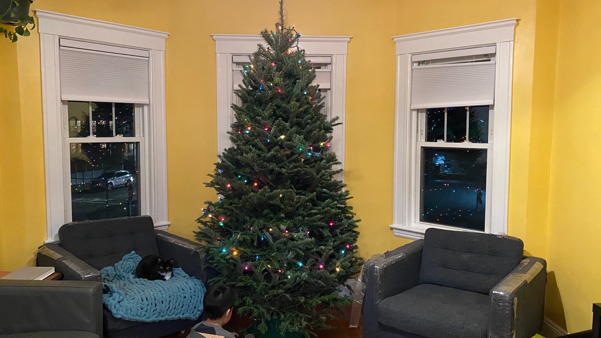 Lights are on, if unevenly distributed.
