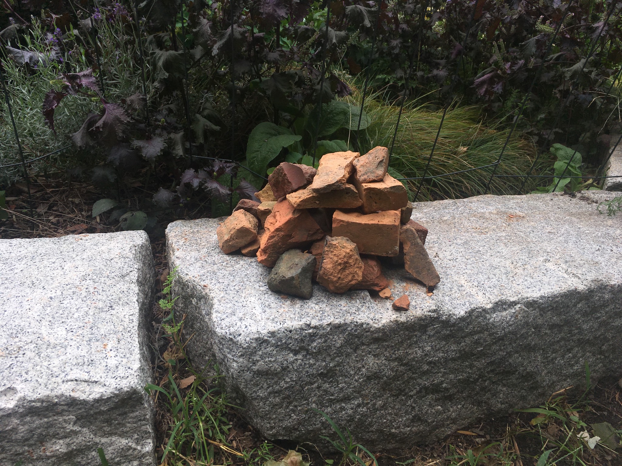 A cool small cairn on the side of the path.