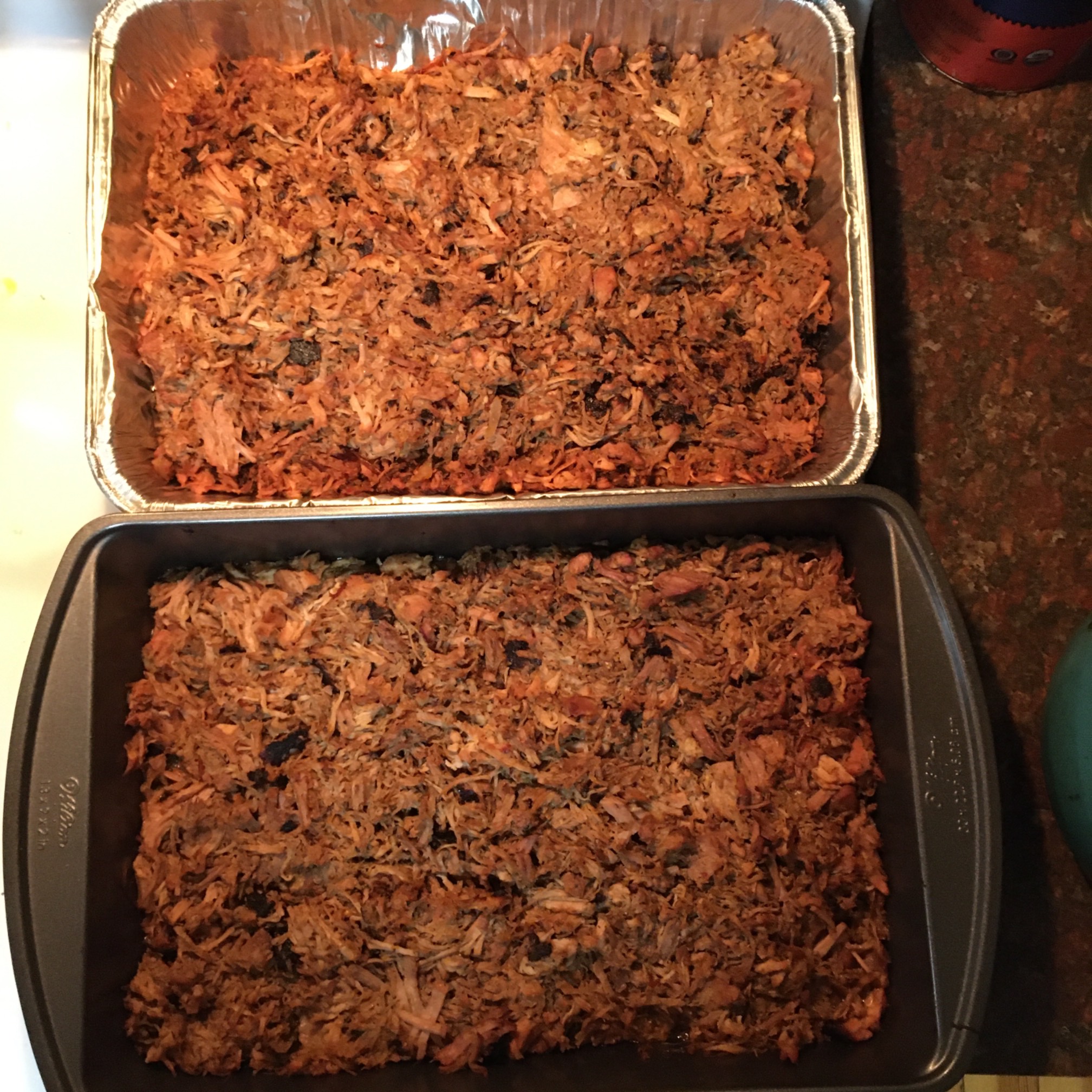 Crisped. Now for tilling and further crisping.