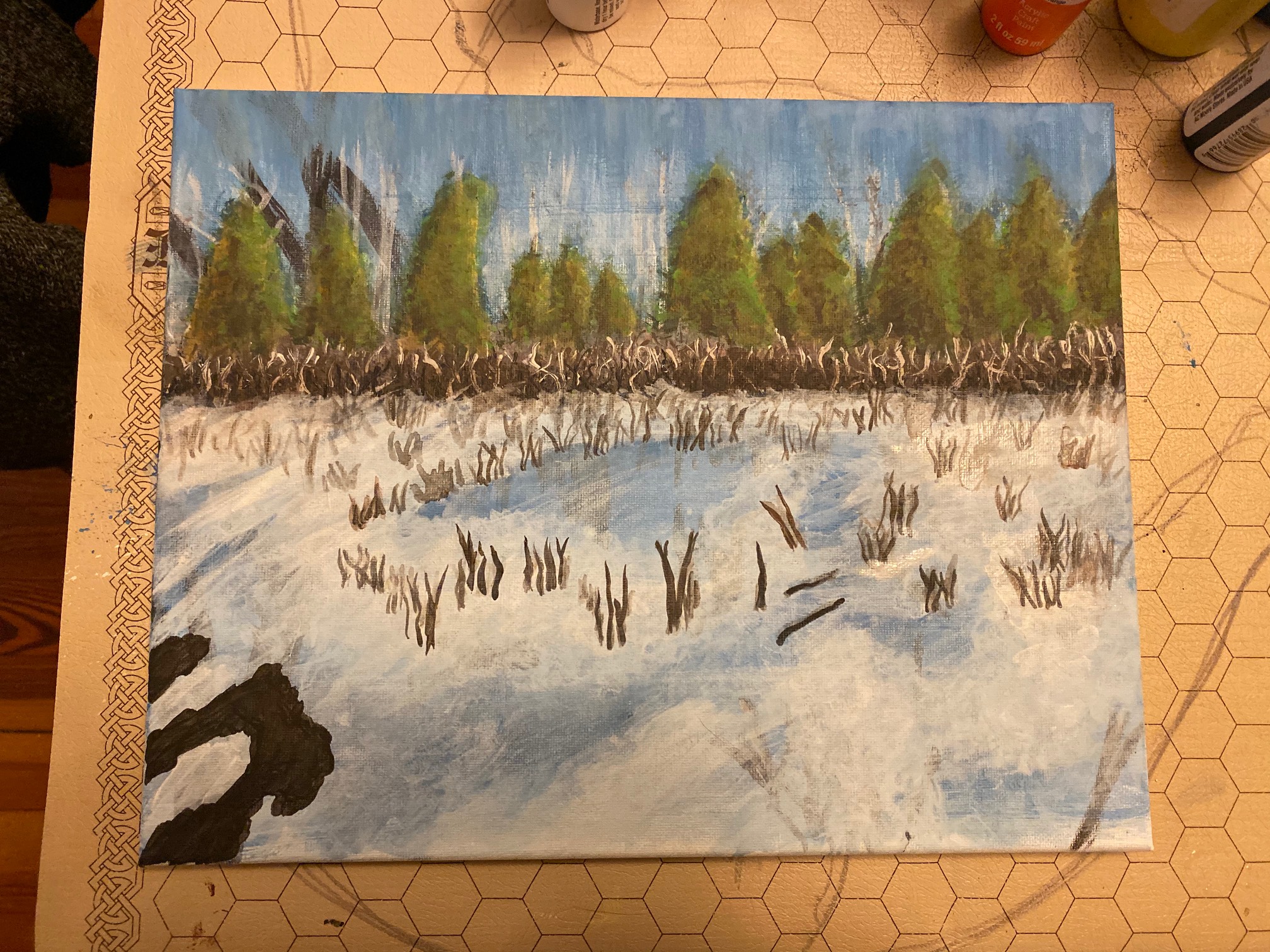 Depurifying this with some pokey things. <paint>