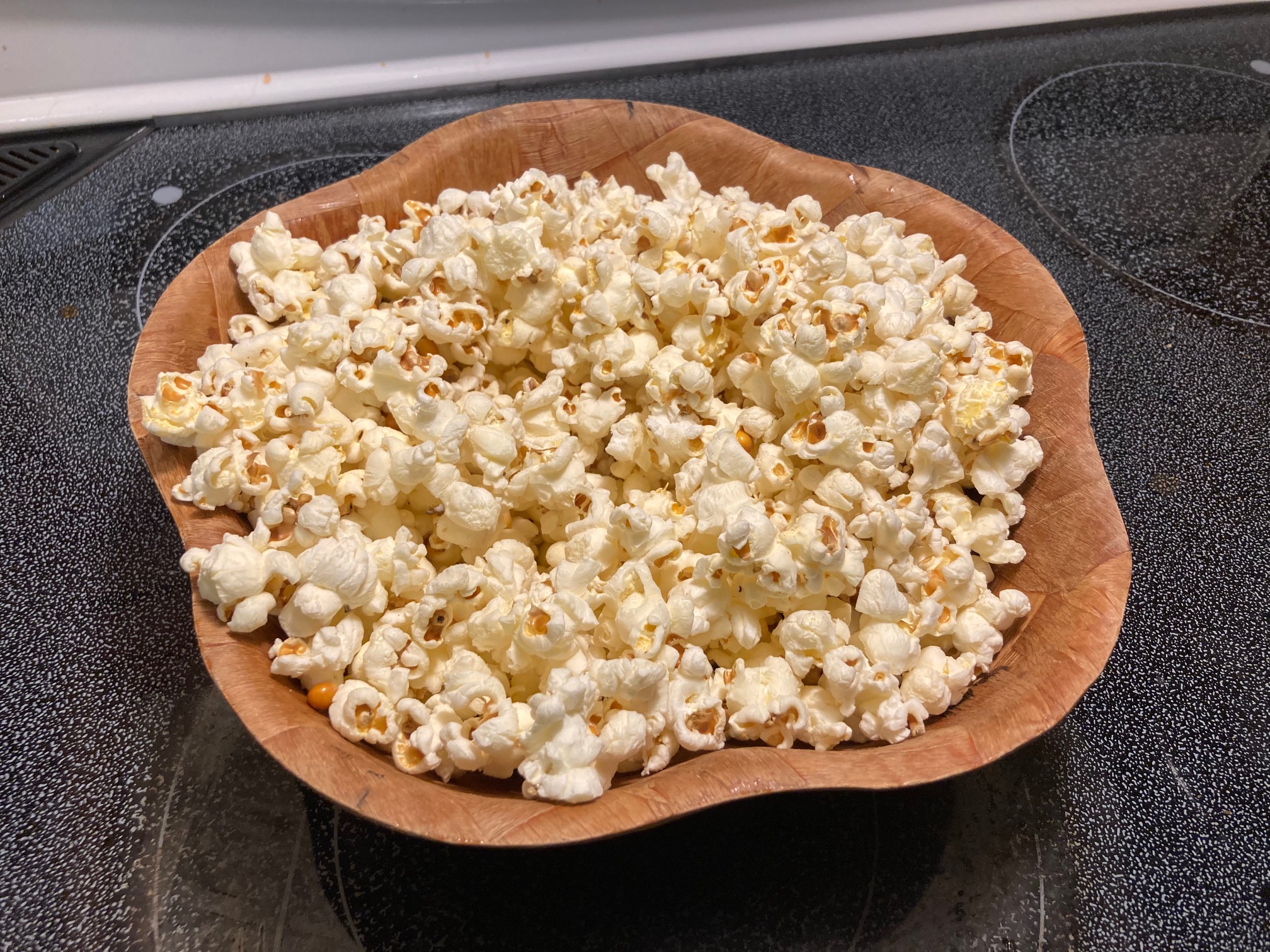 We’ve made popcorn every time we’ve watched Avatar. It has been a lot of popcorn.