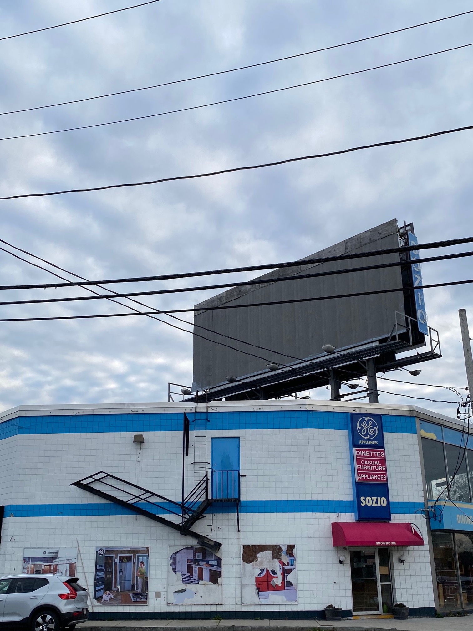 It was tempting to platform up to the billboard.