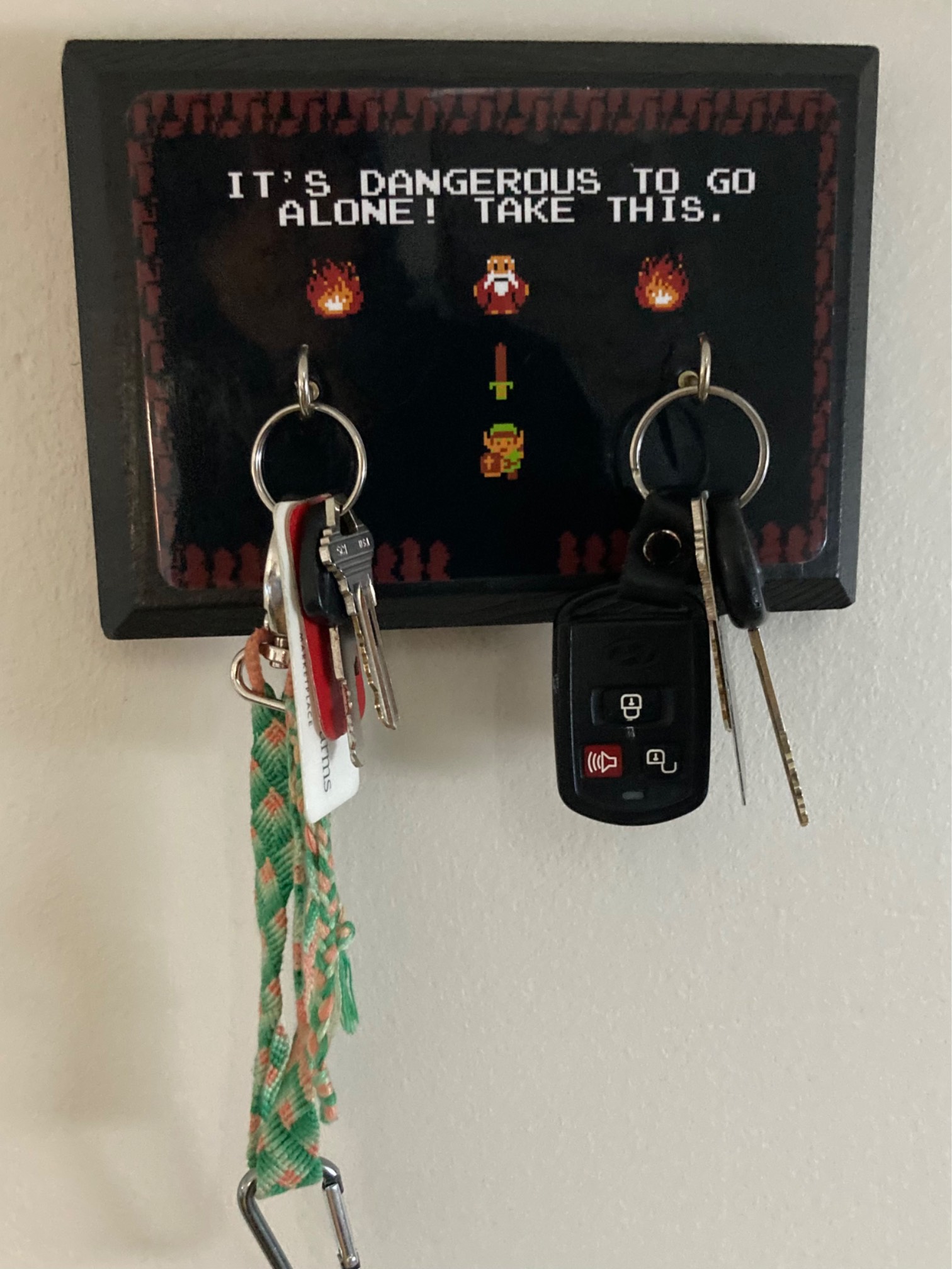 We finally got this up.Whoever made it on Etsy had a good idea, but they left a bubble in it