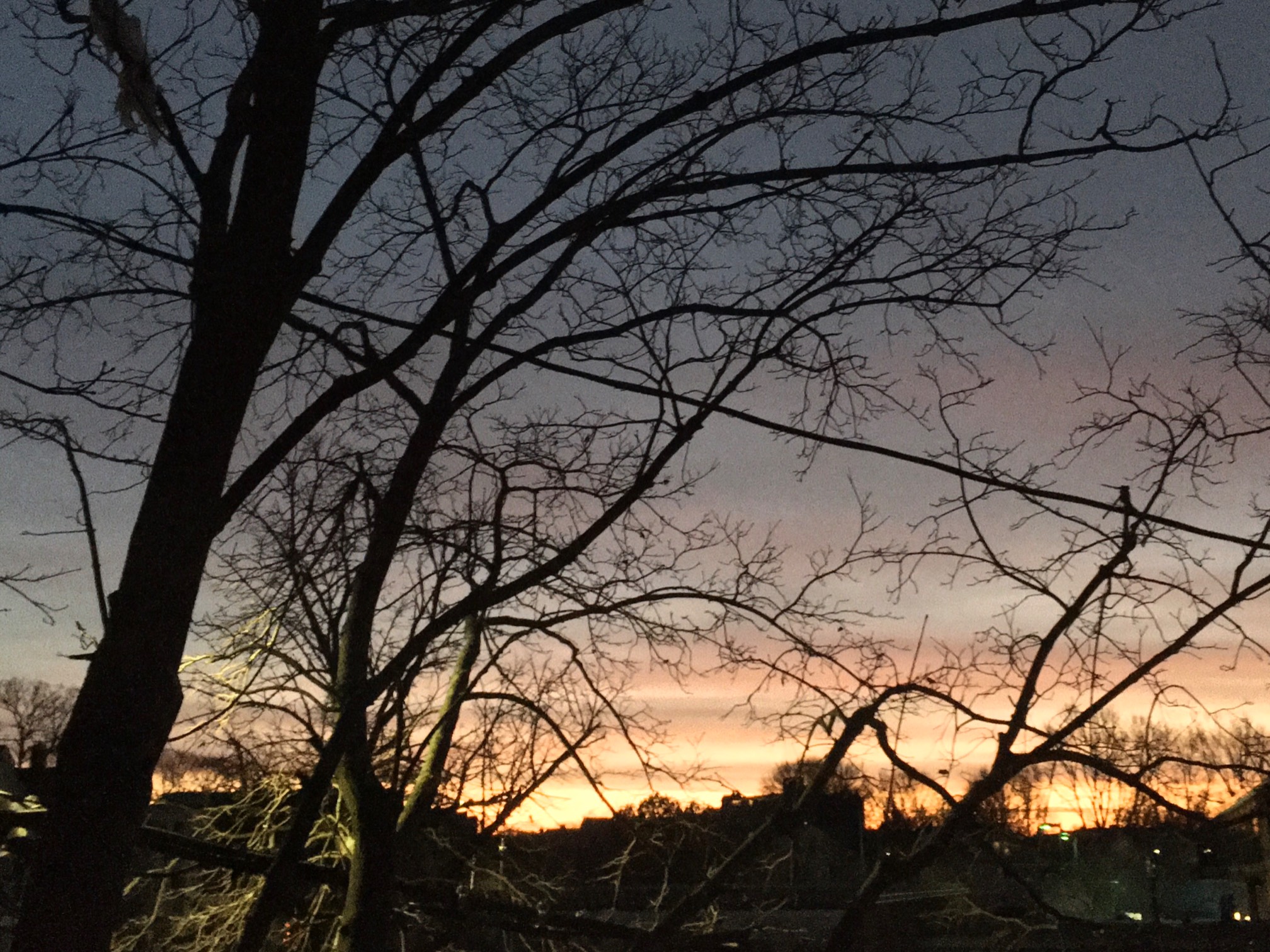Quality sunrise today. It got even better with these really cool stripes later, but phone cameras ju