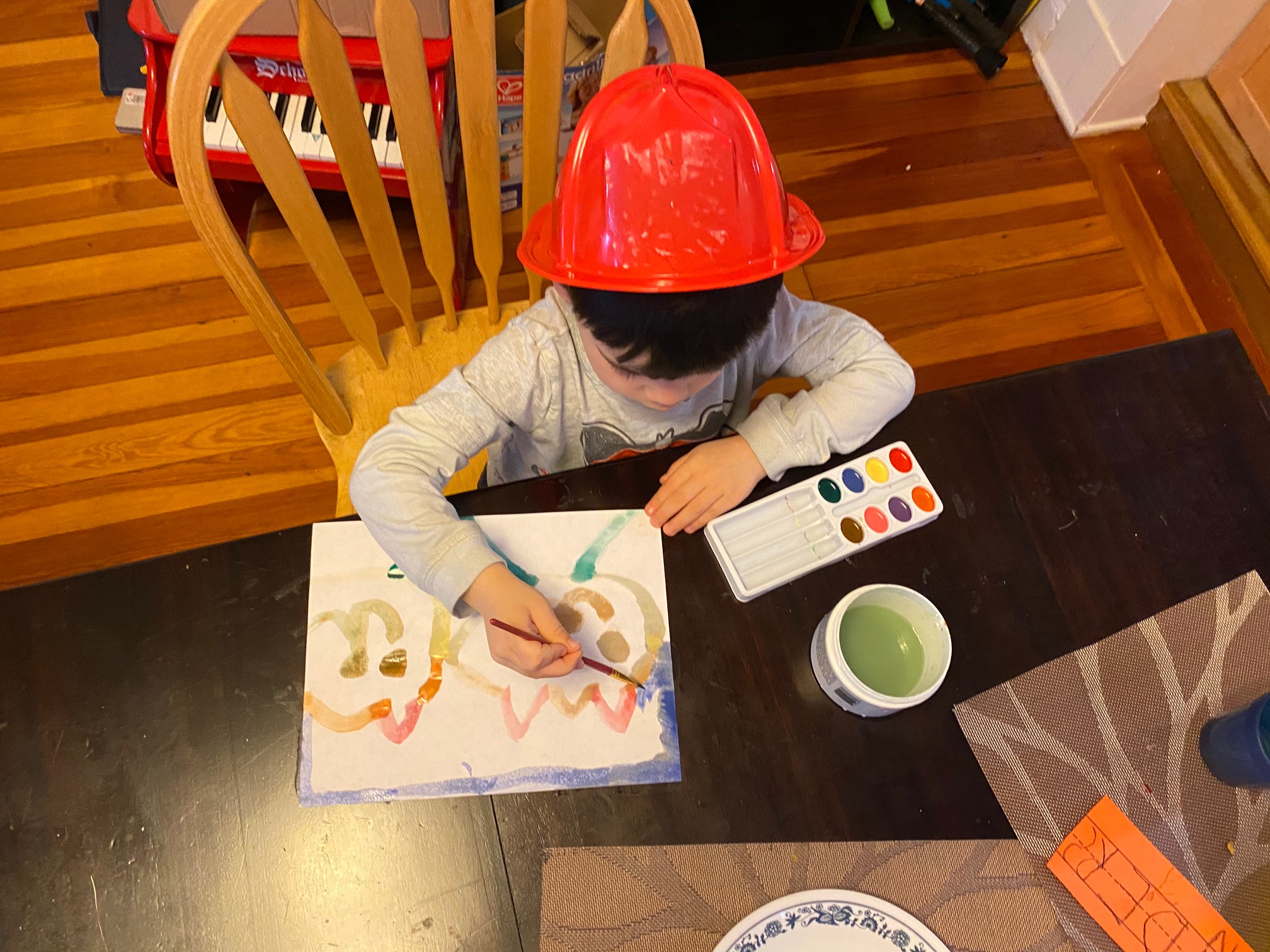 Now, all three of us are cat painters!