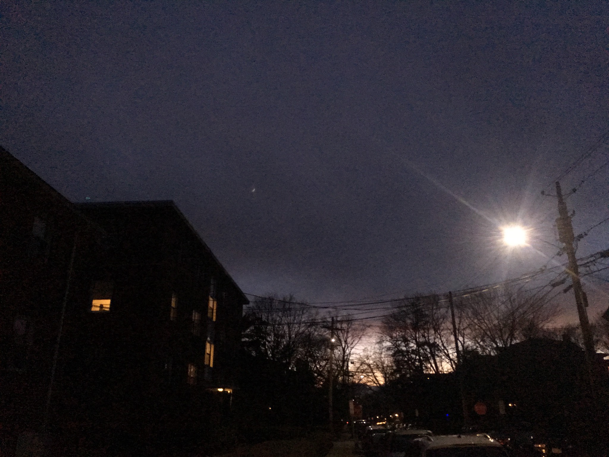 We had a bit of a spooky dusk.